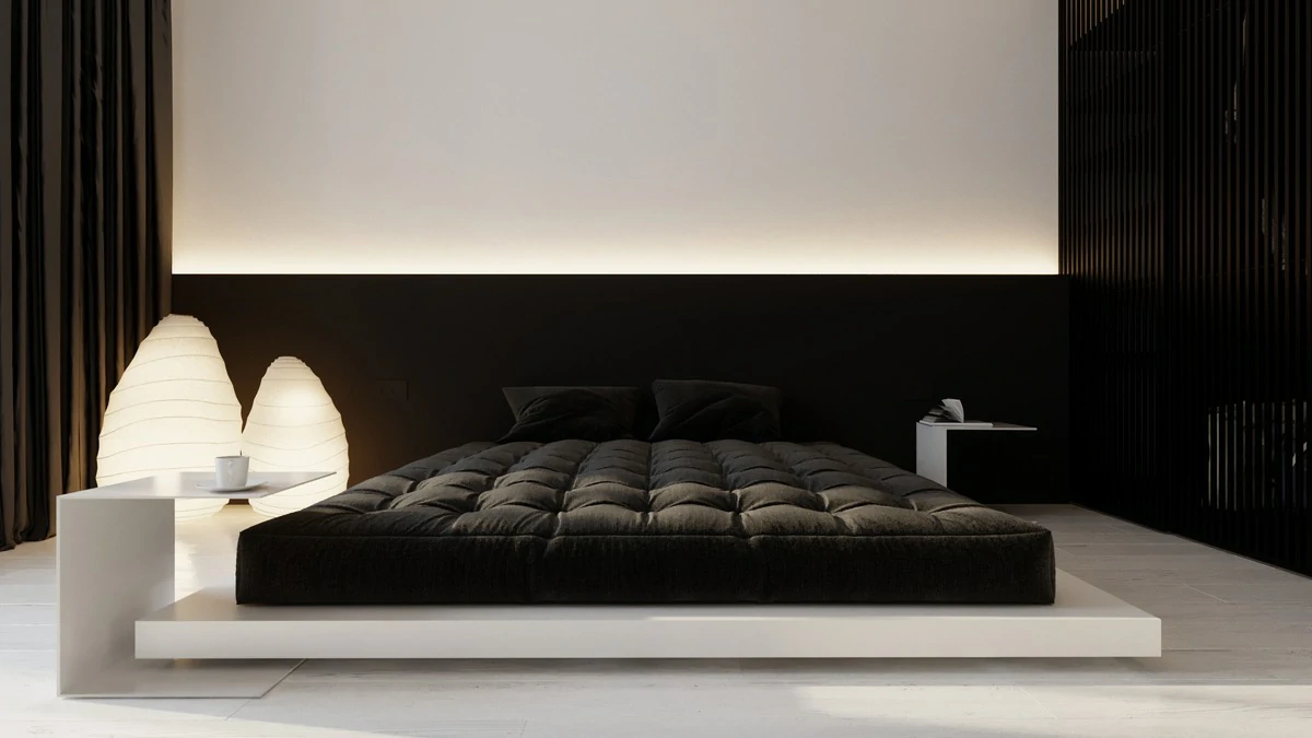 Mastering Black and White Contrasts in Your Bedroom